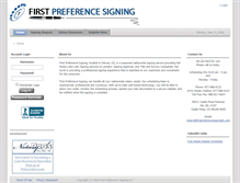 Tablet Screenshot of firstpreferencesigningllc.com